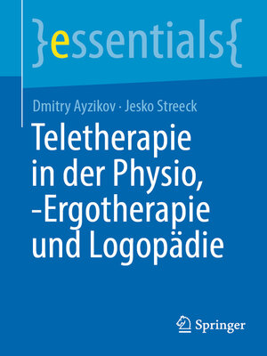 cover image of Teletherapie in der Physio, -Ergotherapie und Logopädie